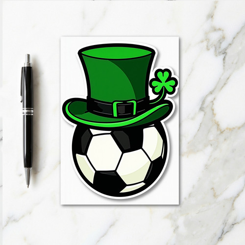 Lucky Soccer Irish Pride Card