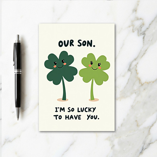 Lucky Son Love You Card