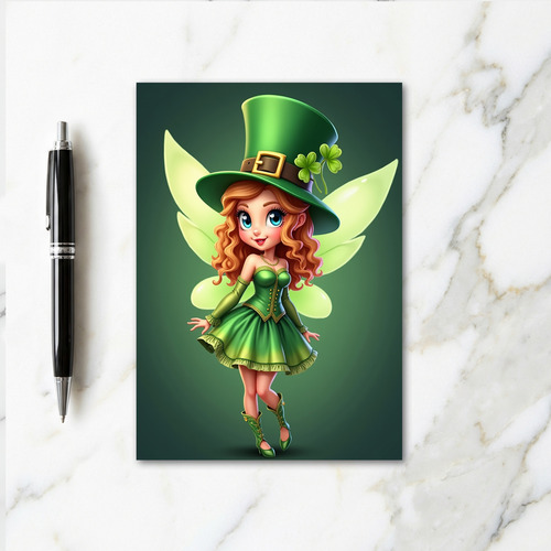 Lucky Sprite Festive Card