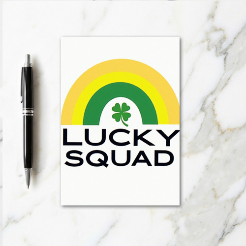 Lucky Squad St Patricks Day Card