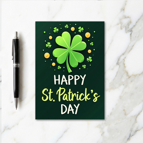 Lucky St Patricks Day Art Card