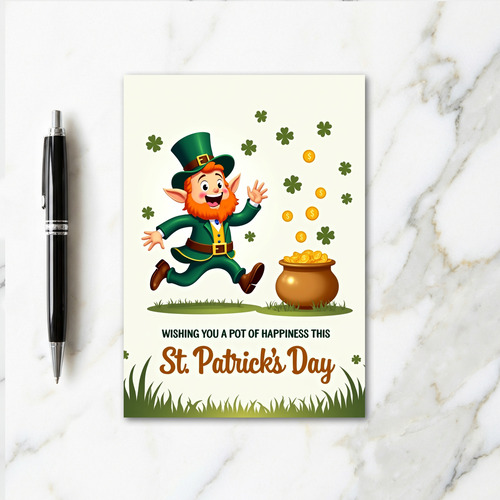 Lucky St Patricks Day Card For Partner