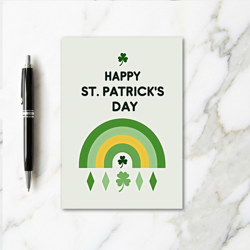 Lucky St Patricks Day Celebration Card