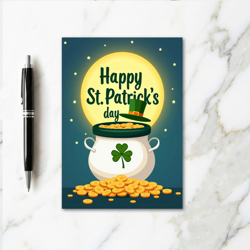 Lucky St Patricks Day Find Card