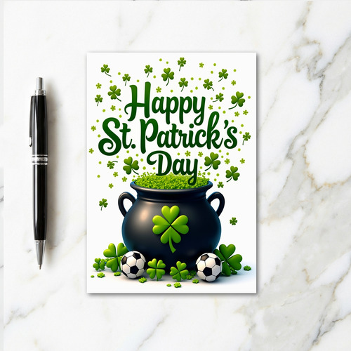 Lucky St Patricks Day Sphere Card