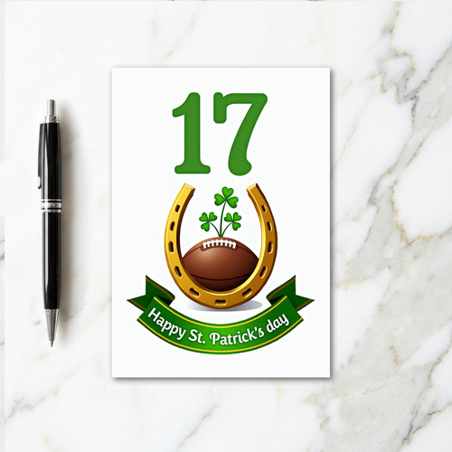 Lucky St Patricks Day Sports Card