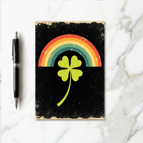 Lucky Star Vintage Rainbow Card