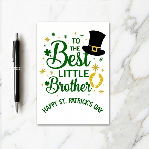 Lucky Stars St Patricks Day Card