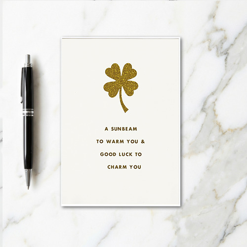 Lucky Sunbeam Warm Wishes Card