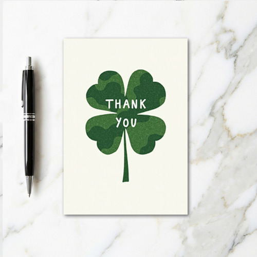 Lucky Thank You Clover Card