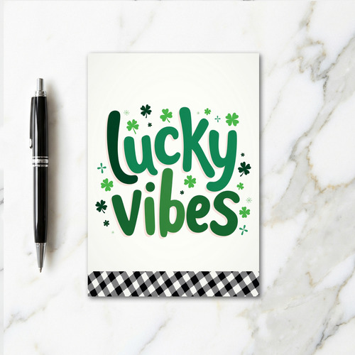 Lucky Vibes Awesome Card