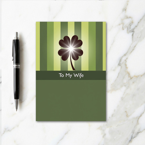 Lucky Wife Greeting Card