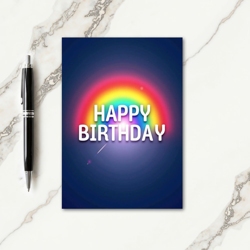 Luminous Arc Birthday Card