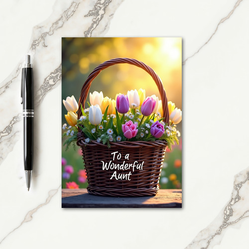 Luminous Aunt Mothers Day Card