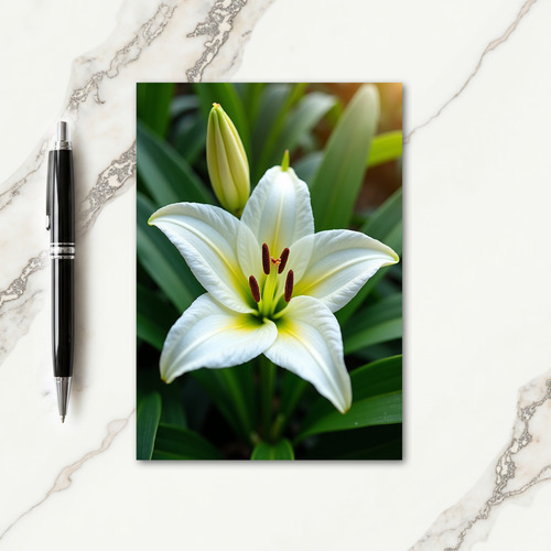 Luminous Birthday Flower Card