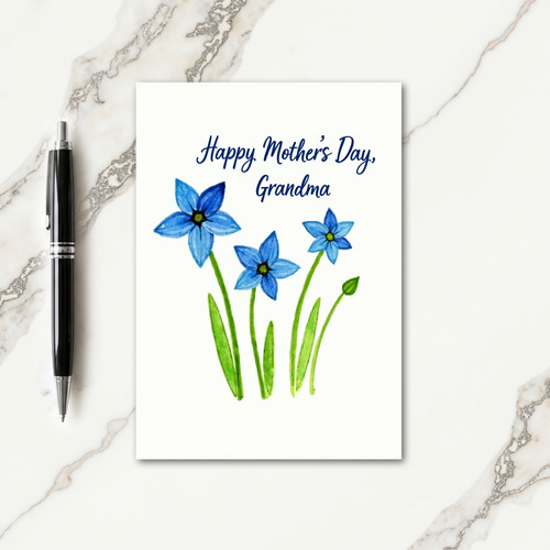 Luminous Blooms Mothers Day Card