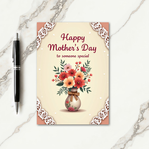 Luminous Blossoms Day Card