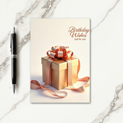 Luminous Box Birthday Card