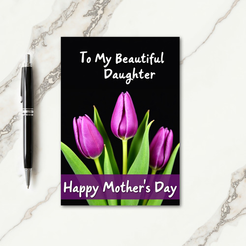 Luminous Buds Mothers Day Card