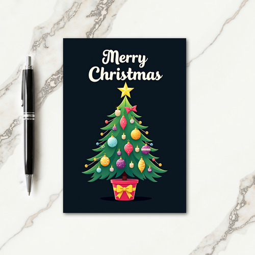 Luminous Christmas Tree Card