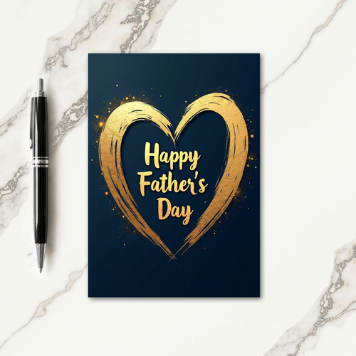 Luminous Fathers Day Art Card