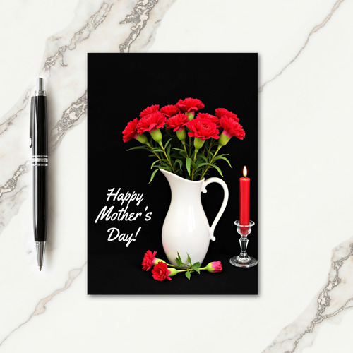 Luminous Flame Mothers Day Card