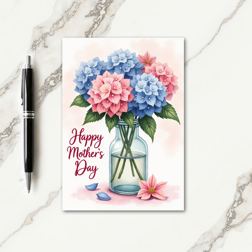 Luminous Floral Bouquet Card