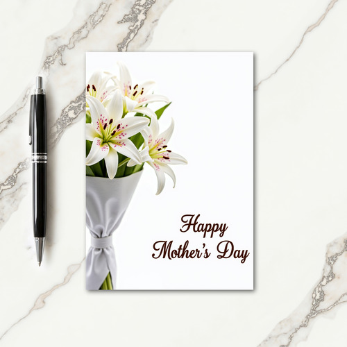 Luminous Floral Card