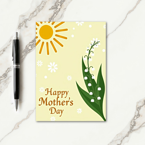 Luminous Floral Celebration Card