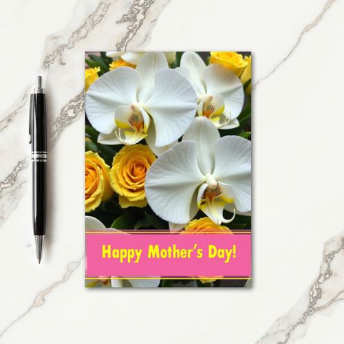 Luminous Floral Occasion Card