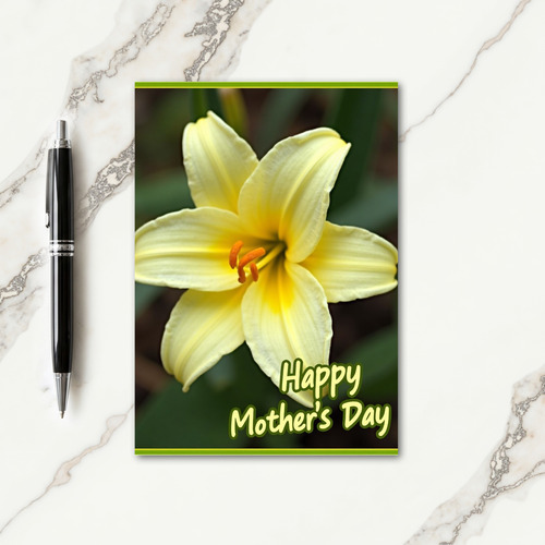Luminous Flower Mothers Day Card