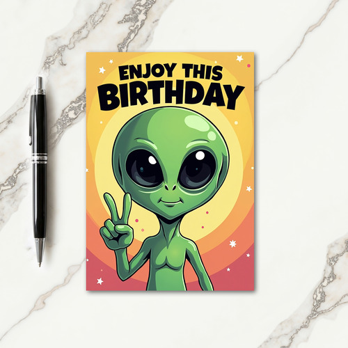 Luminous Friend Birthday Card