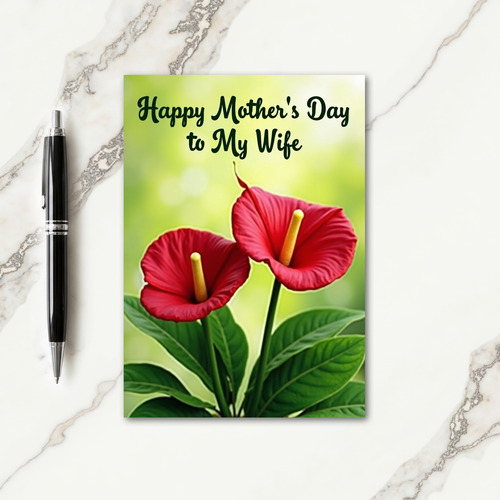 Luminous Garden Mothers Day Card