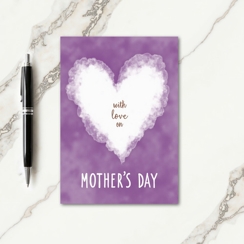 Luminous Hearts Mothers Day Card