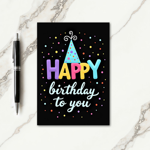 Luminous Joy Birthday Card
