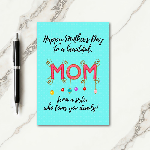Luminous Mom Mothers Day Card