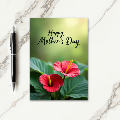 Luminous Mothers Day Bloom Card