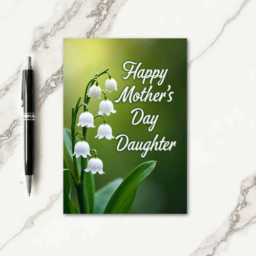 Luminous Mothers Day Daughter Card