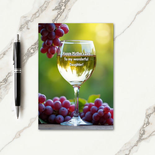 Luminous Mothers Day Glass Card