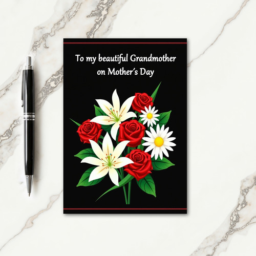 Luminous Mothers Day Grandma Card