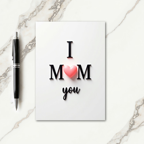 Luminous Mothers Day Keepsake Card