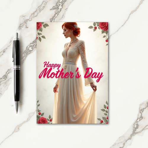 Luminous Mothers Day Scene Card