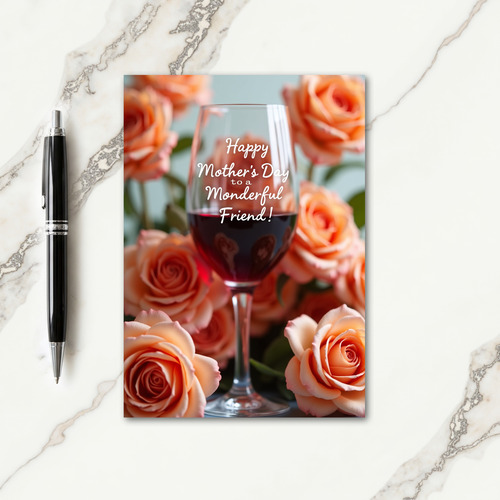 Luminous Mothers Day Toast Card