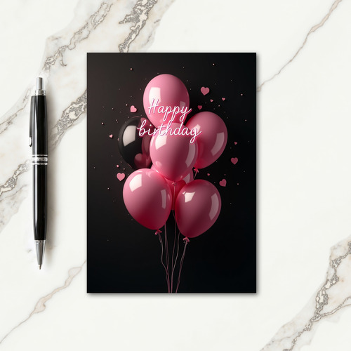 Luminous Orb Birthday Card