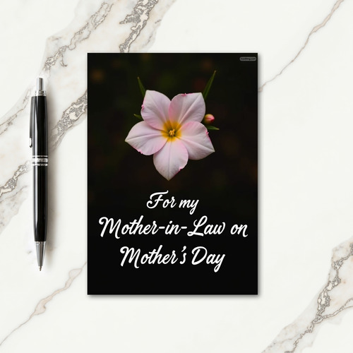 Luminous Petals Mothers Card