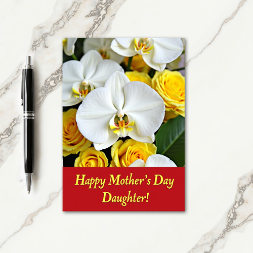 Luminous Roses Mothers Day Card