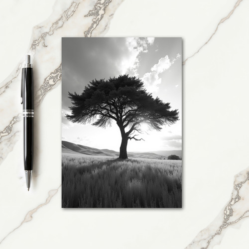 Luminous Silhouette Birthday Card