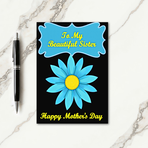 Luminous Sister Mothers Day Card