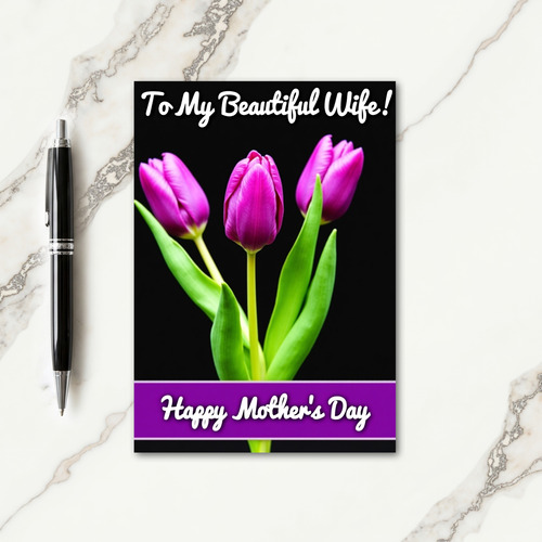 Luminous Stem Mothers Day Card