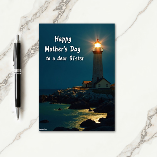 Luminous Twilight Mothers Day Card
